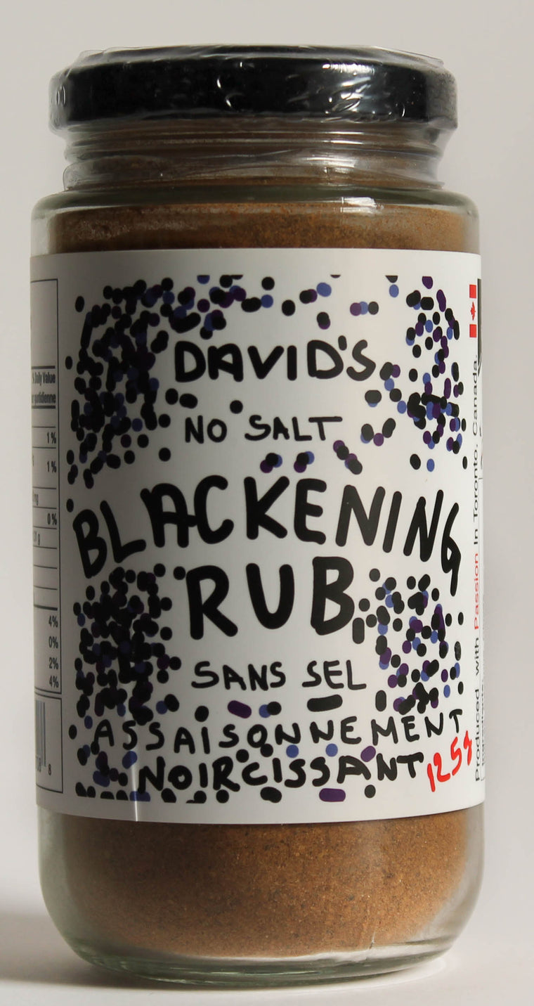 David's No Salt Blackening Rub - 125g