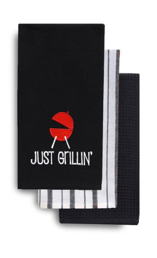 Just Grilln' Tea Towel Set
