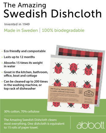 Ladybug Swedish Dish Towel 4