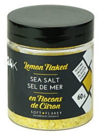 Lemon Flaked Sea Salt - 60g