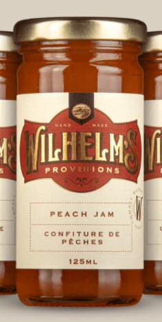 Wilhelm's Provisions Peach Jam -125ml