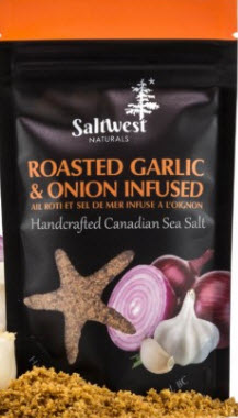 Saltwest Naturals - Organic Roasted Garlic and Onion Infused Sea Salt