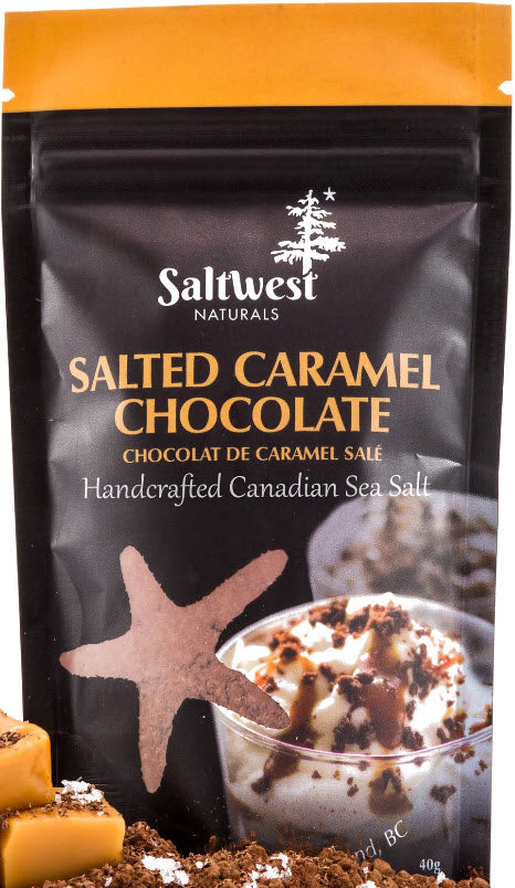 Saltwest Salted Carmel Chocolate Sea salt (50g)