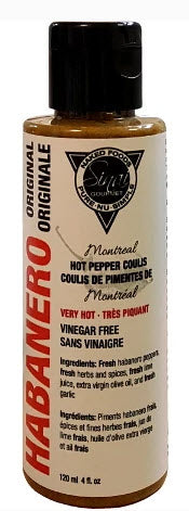 Sinai Gourmet Hot Pepper Coulis - Habanero Original - 120ml