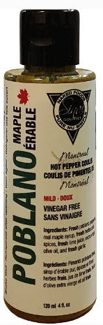 Sinai Gourmet Hot Pepper Coulis - Poblano Maple -120ml