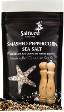Saltwest Naturals -  Smashed Peppercorn and Seas Salt Blend
