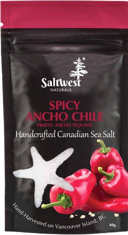 Saltwest Naturals -  Spicy Ancho Chili Sea Salt