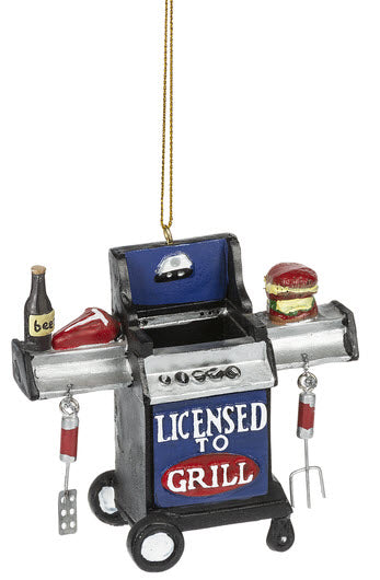 Licensed To Grill Ornament