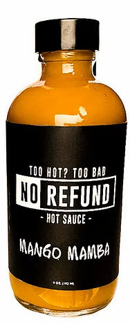 No Refund Hot Sauce Co. - Mango Mamba Hot Sauce